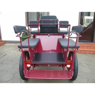 voiture attelage hippomobile marathon loisir avec roue  pneumatique