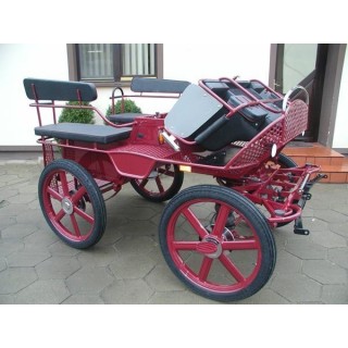 voiture attelage hippomobile marathon loisir avec roue  pneumatique