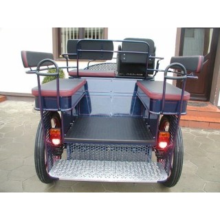 voiture attelage hippomobile marathon loisir avec roue  pneumatique