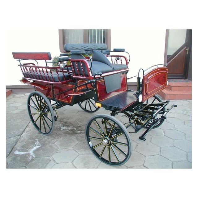 véhicule attelage hippomobile wagonnette  poneys