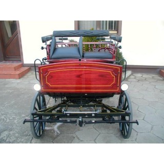 véhicule attelage hippomobile wagonnette  poneys