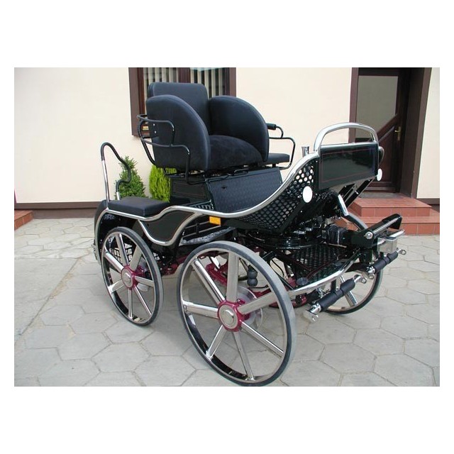 Voiture hippomobile 4 chevaux