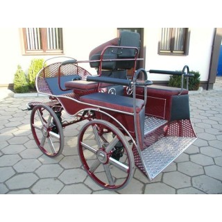 voiture attelage hippomobile marathon loisir finition inox