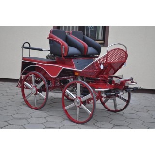 voiture attelage hippomobile marathon loisir finition inox