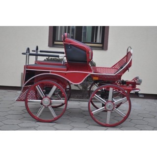 voiture attelage hippomobile marathon loisir finition inox