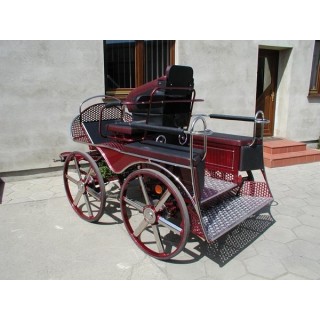 voiture attelage hippomobile marathon loisir finition inox