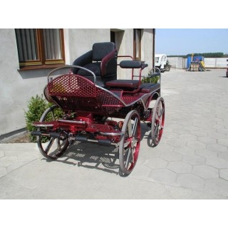 voiture attelage hippomobile marathon loisir finition inox