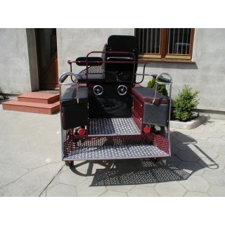 voiture attelage hippomobile marathon loisir finition inox