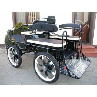 voiture attelage chevaux ou anes