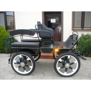 voiture attelage chevaux ou anes