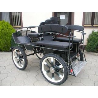 voiture attelage chevaux ou anes