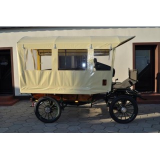 voiture wagonnette chevaux