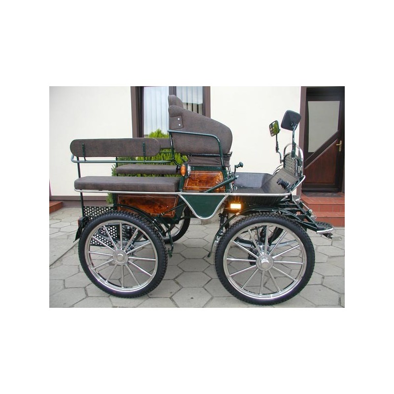 voiture marathon training pour équidé poneys anes cob