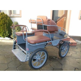 voiture attelage marathon training poneys