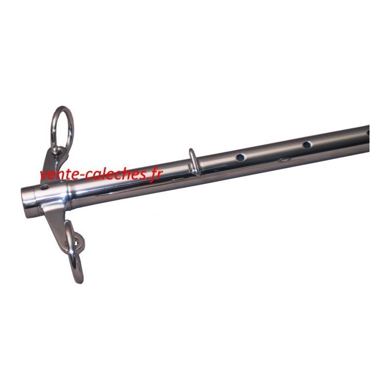 Trompe de timon inox pivotant