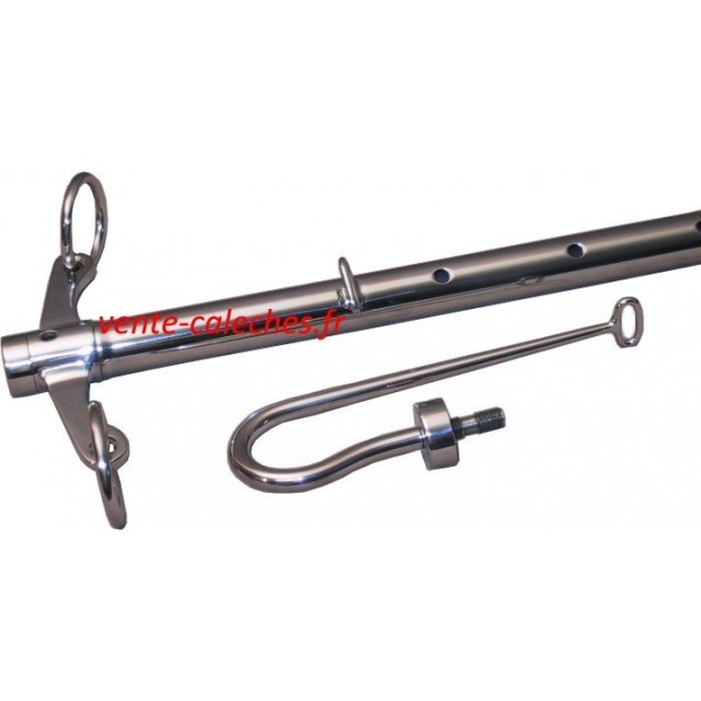 Trompe de timon inox pivotant 4 chvx