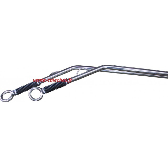 Brancard coulissant inox
