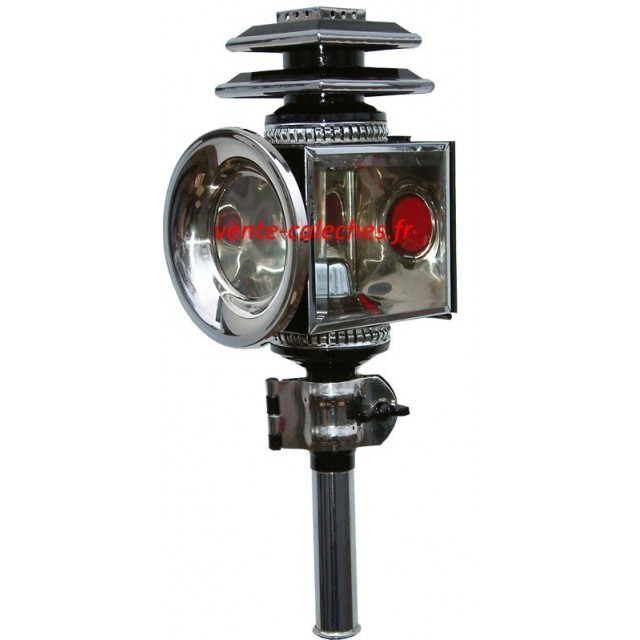 Lanterne Jagdwagen cylindrique rond laiton
