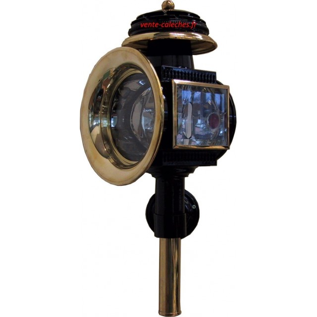 Lanterne cylindrique exclusive  noir chrome