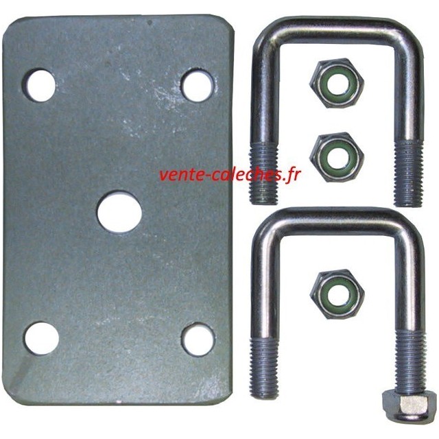 Fixations pour ressorts de voiture d'attelage