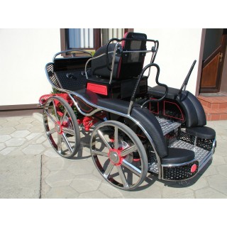 voiture attelage dominiak marathon 4 chevaux